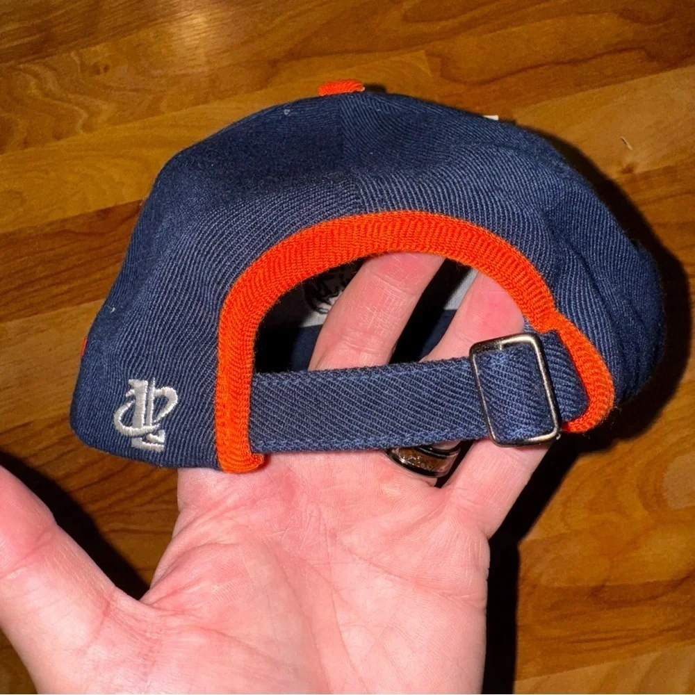 Vintage Chicago Bears Logo Athletic Hat Navy Blue/Orange Rare Bears Hat Cap NOS